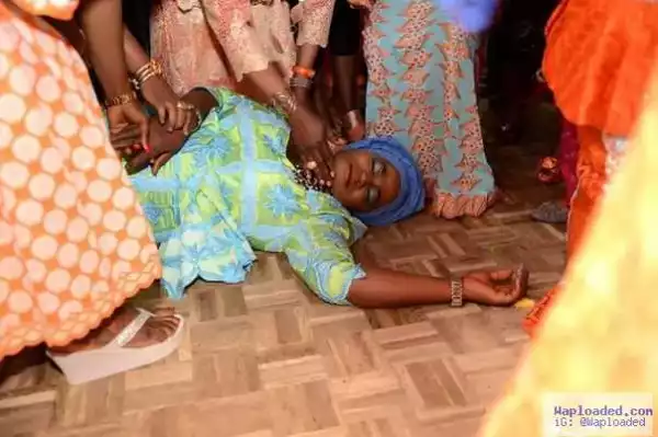 Photos: Dramatic moment Nigerian socialite. Adenike Kikelomo Ajoke fainted at her surprise birthday party